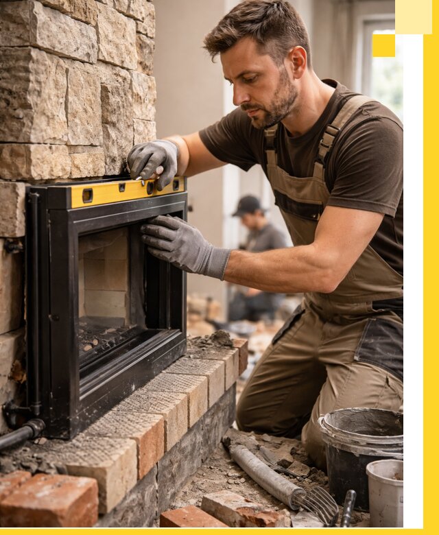 Дровяные камины под ключ в Ахтубинске: монтаж, обустройство