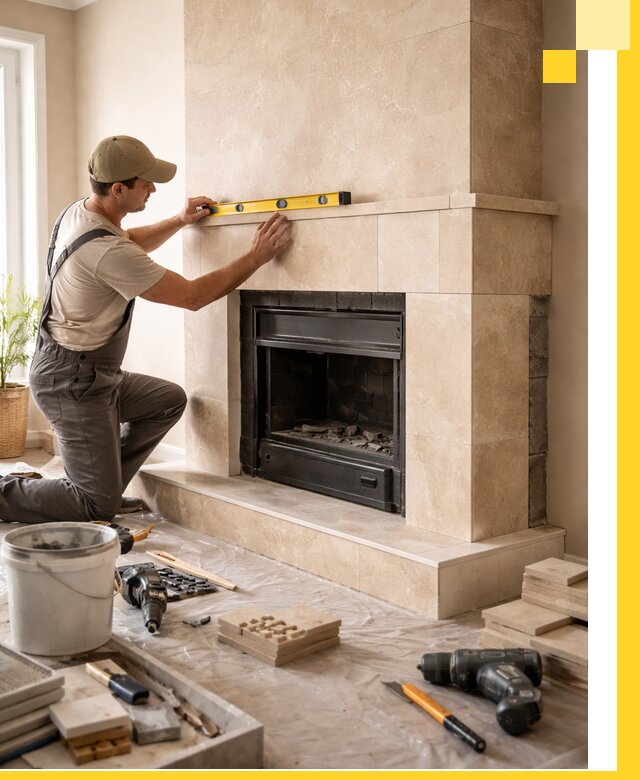 Установка и монтаж каминов в частном доме под ключ в Ахтубинске