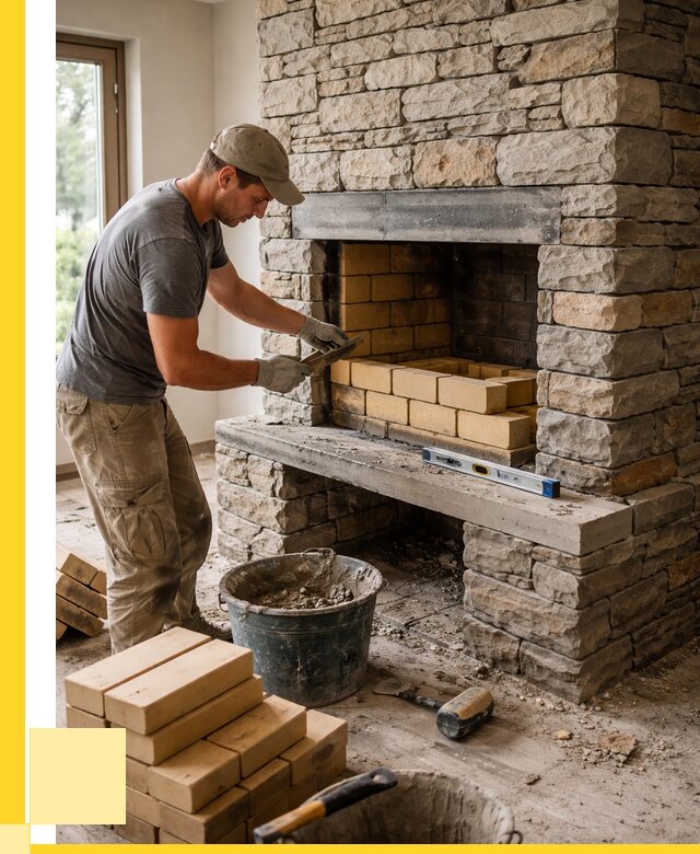 Кладка каминов и камина в Ахтубинске от 25888 р. ЭриданХтб