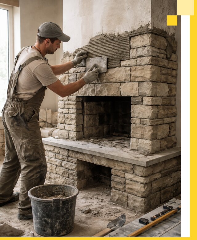 Строительство каминов под ключ в Ахтубинске от проектирования до монтажа