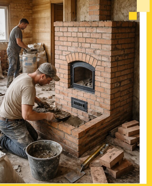 Профессиональное строительство печей в Ахтубинске под ключ