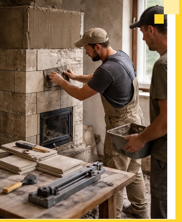 Профессиональная облицовка печей в Ахтубинске: керамика и камень