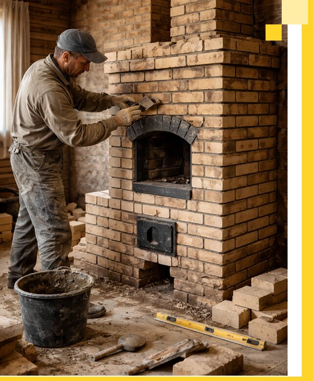 Кирпичные печи под ключ в Ахтубинске: проектирование и кладка