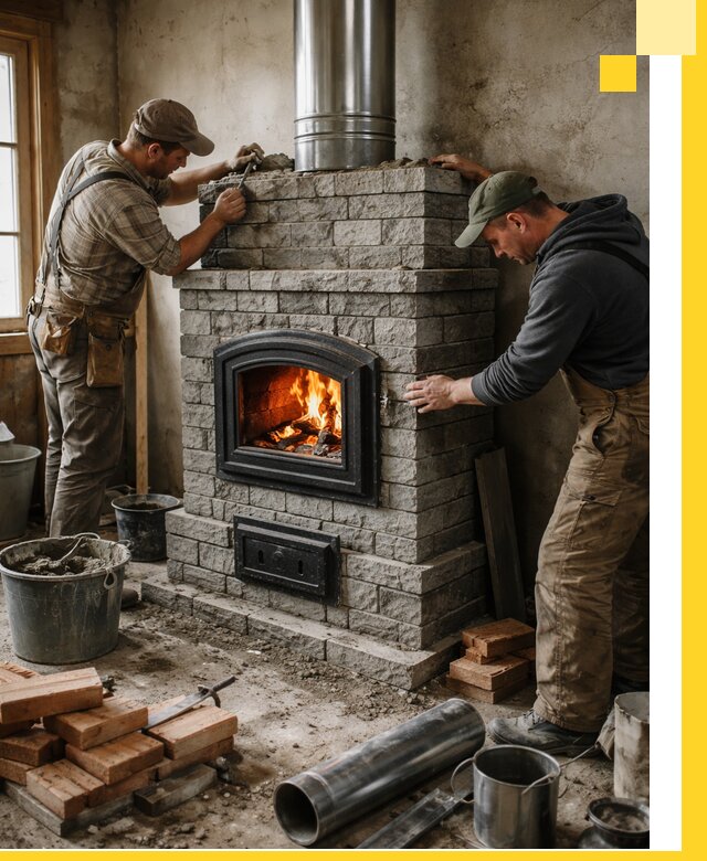 Производство, поставка и монтаж дровяных печей в Ахтубинске