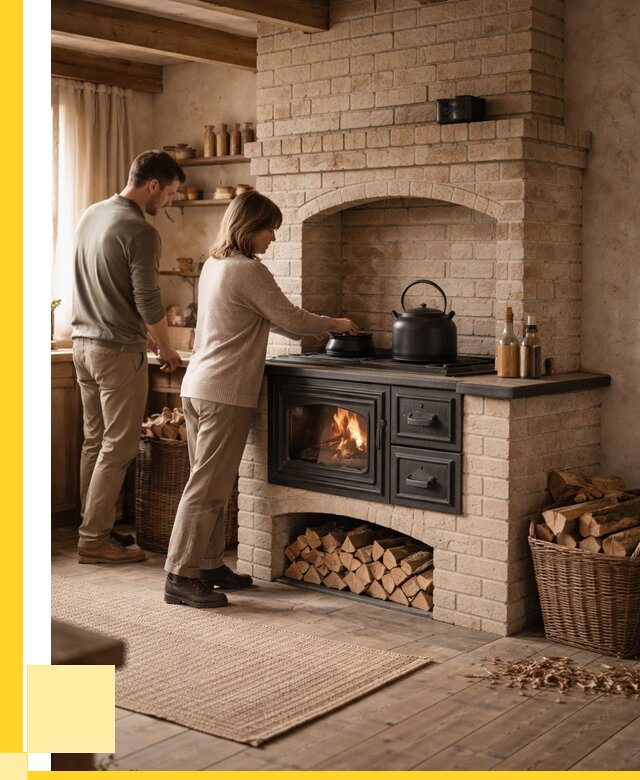 Печи с плитой в Ахтубинске от 46598 р. | ЭриданХтб — кирпичная печь