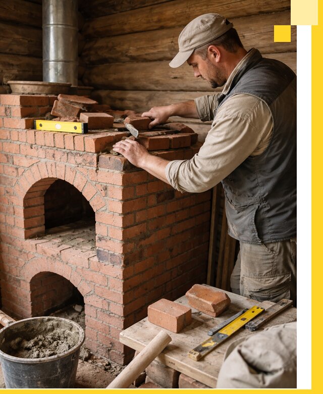 Изготовление и установка русских печей в Ахтубинске под ключ