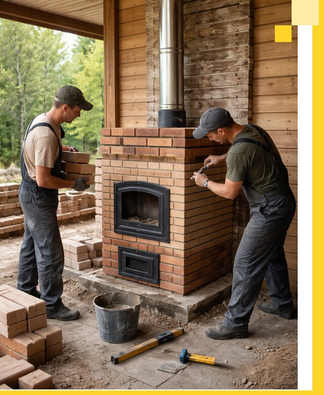 Производство и установка дачных печей под ключ в Ахтубинске