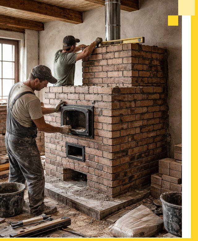 Печи для загородного дома под ключ в Ахтубинске — монтаж и сервис