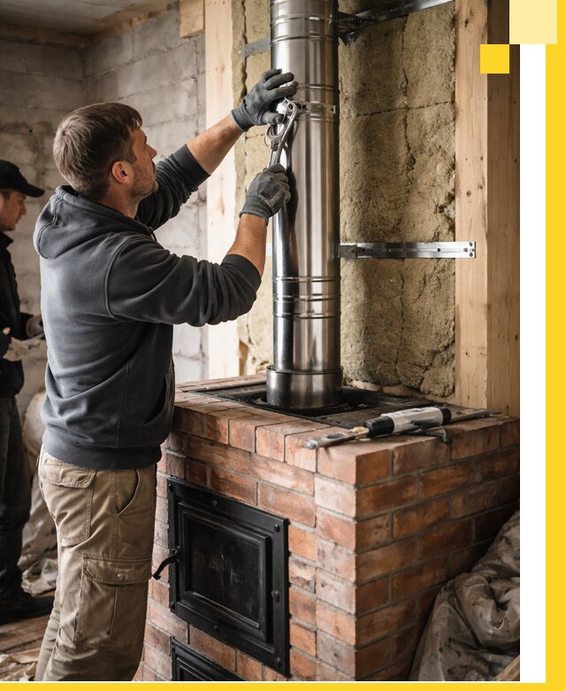 Изготовление и монтаж печей и дымоходов под ключ в Ахтубинске