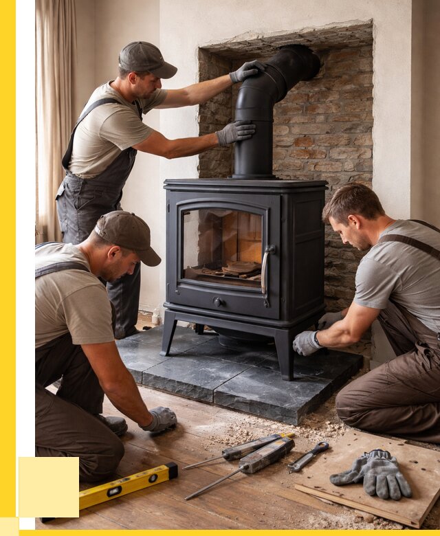 Монтаж печи камина в частном доме в Ахтубинске от 25888 р. | ЭриданХтб