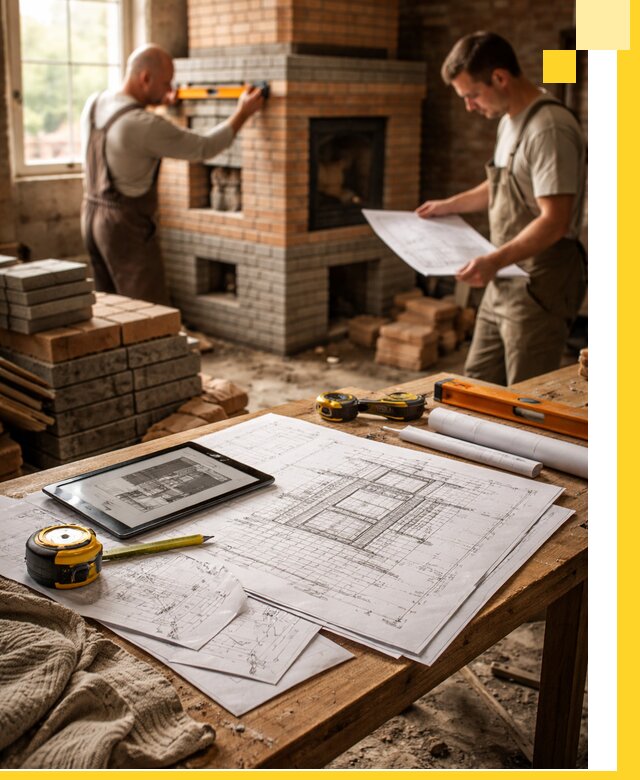 Проекты печей и каминов с индивидуальным дизайном в Ахтубинске