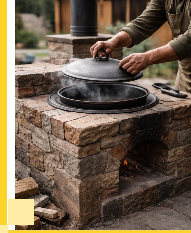 Печи для казана в Ахтубинске по цене от 18639 р. | ЭриданХтб