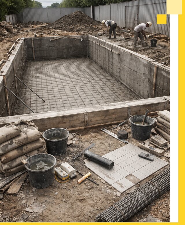 Строительство бассейнов под ключ в Ахтубинске, дизайн и монтаж