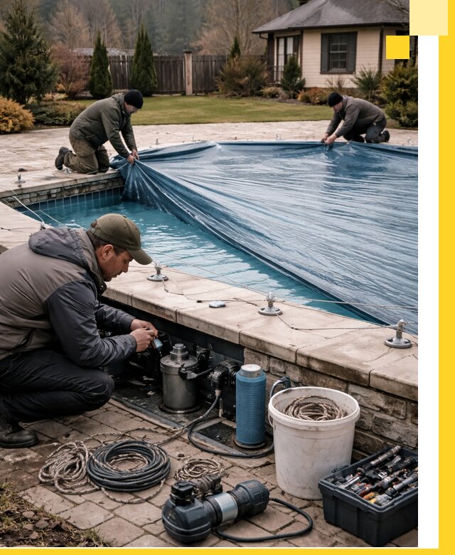 Консервация бассейнов в Ахтубинске: подготовка к длительному хранению