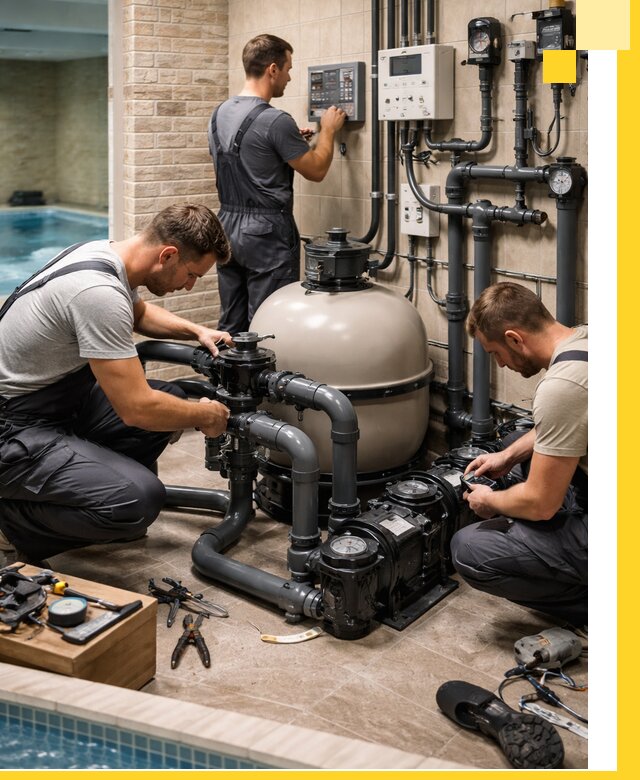 Комплексное оборудование для бассейнов под ключ в Ахтубинске