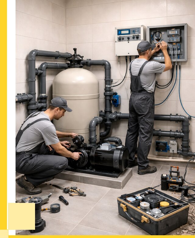 Монтаж оборудования для бассейнов в Ахтубинске от 41420 р. | ЭриданХтб