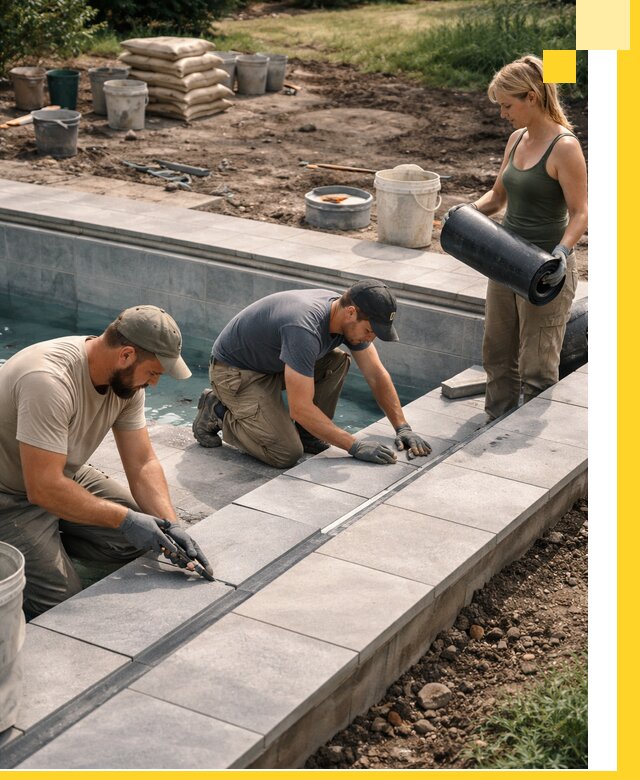 Строительство и монтаж уличных бассейнов под ключ в Ахтубинске