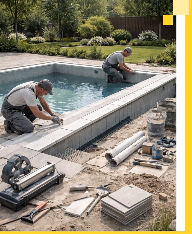 Строительство открытых бассейнов под ключ в Ахтубинске профессионально