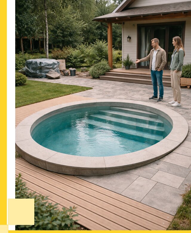 Бассейн на даче под ключ в Ахтубинске от 207100 р., ЭриданХтб