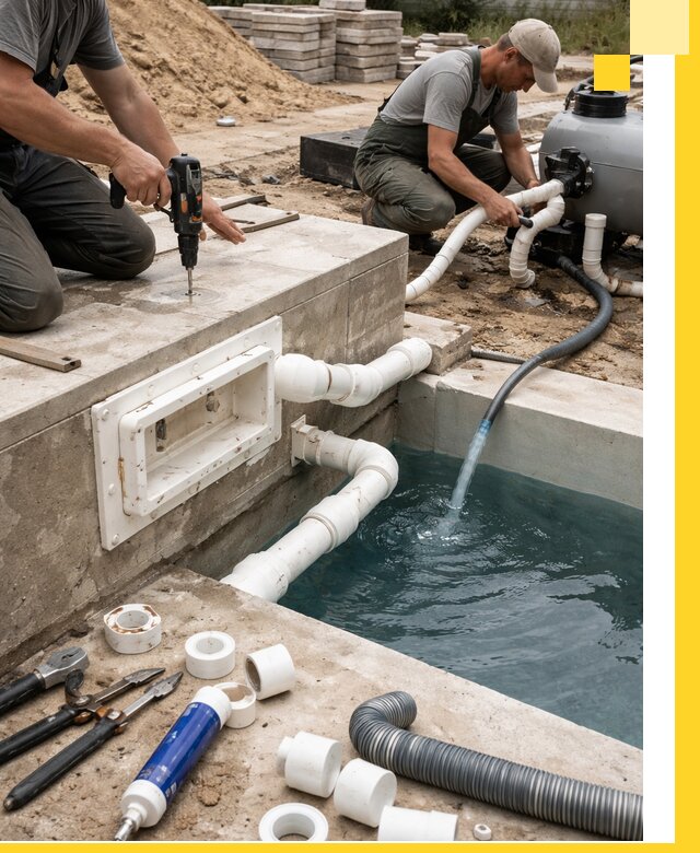 Строительство скиммерных бассейнов под ключ в Ахтубинске