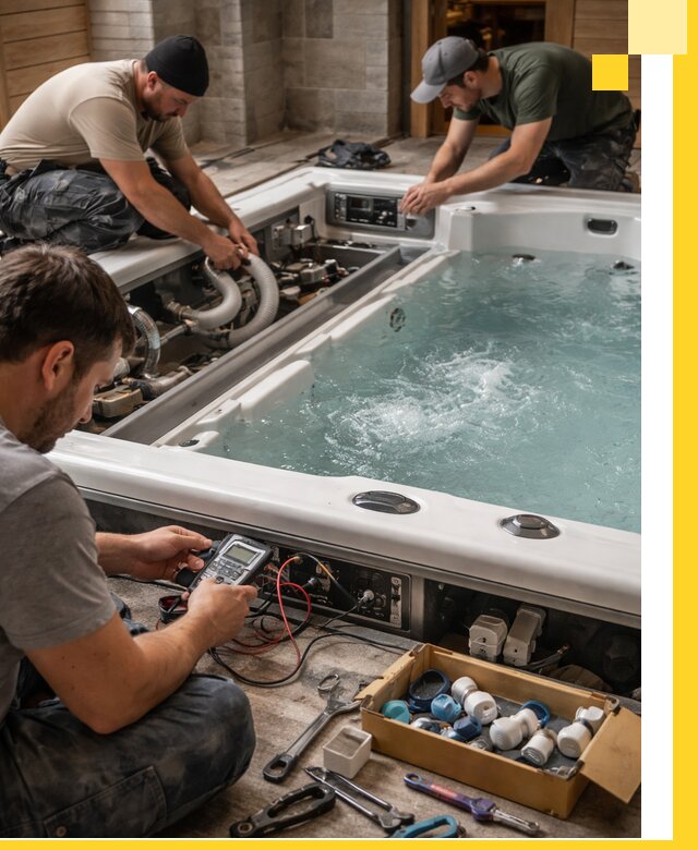 Гидромассажные бассейны под ключ в Ахтубинске, дизайн и монтаж