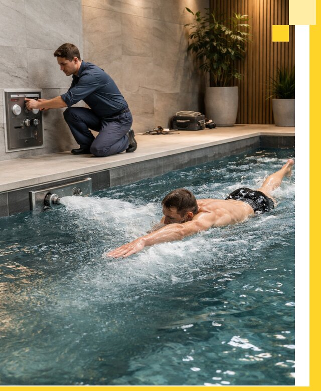 Проектирование и монтаж бассейнов с противотоком в Ахтубинске