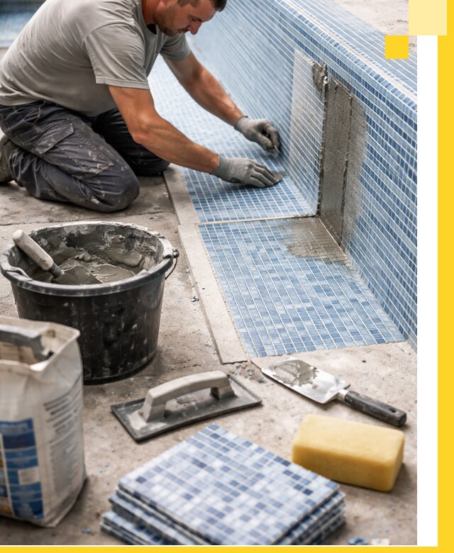 Укладка и ремонт мозаики для бассейнов под ключ в Ахтубинске