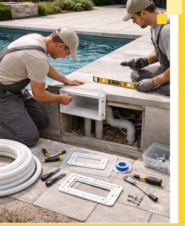 Поставка и установка скиммеров для бассейнов в Ахтубинске