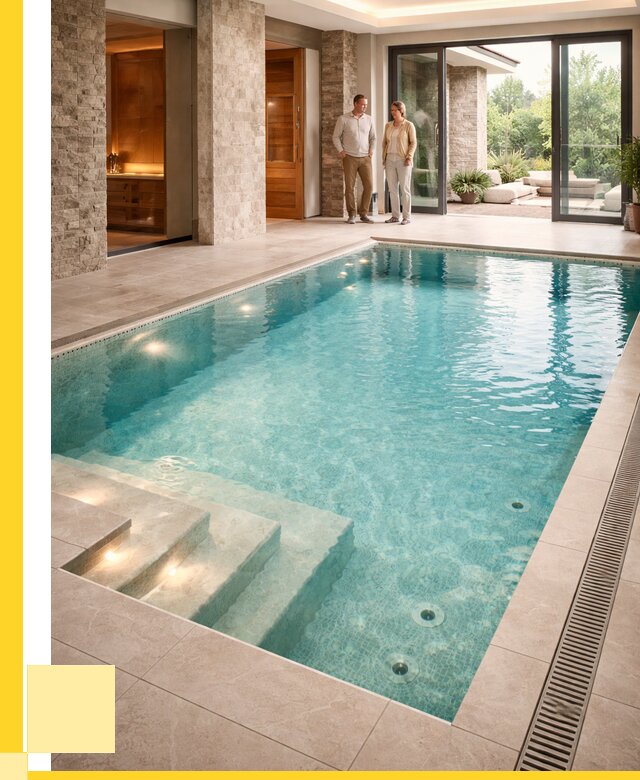 Бассейн во дворе в Ахтубинске: проект, отделка от 1242600 р. | ЭриданХтб