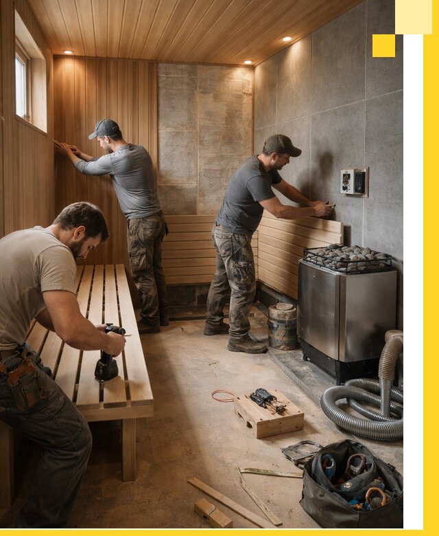 Сауны под ключ в Ахтубинске, проектирование, строительство, отделка