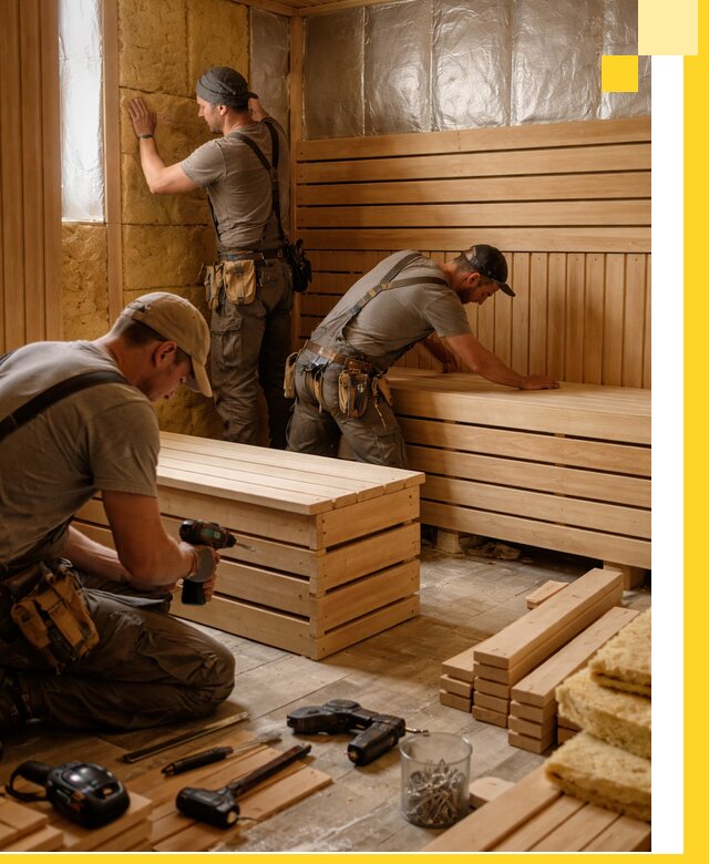 Профессиональное строительство саун под ключ в Ахтубинске