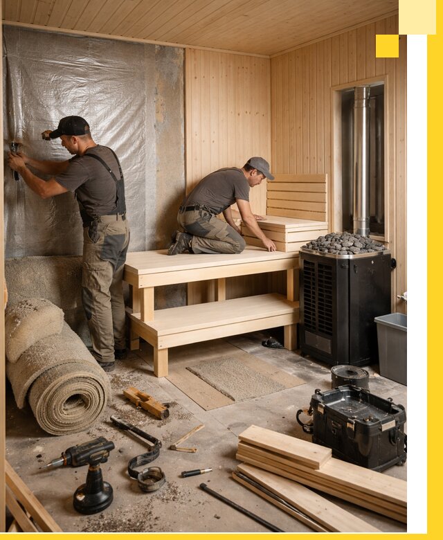 Проекты саун под ключ в Ахтубинске дизайн и строительство