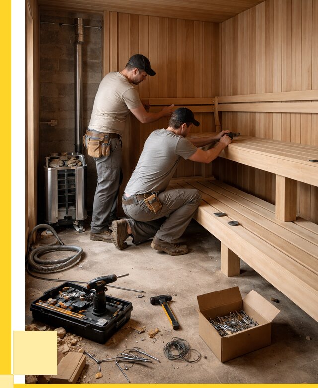 Монтаж саун под ключ в Ахтубинске от 124260 р. | ЭриданХтб