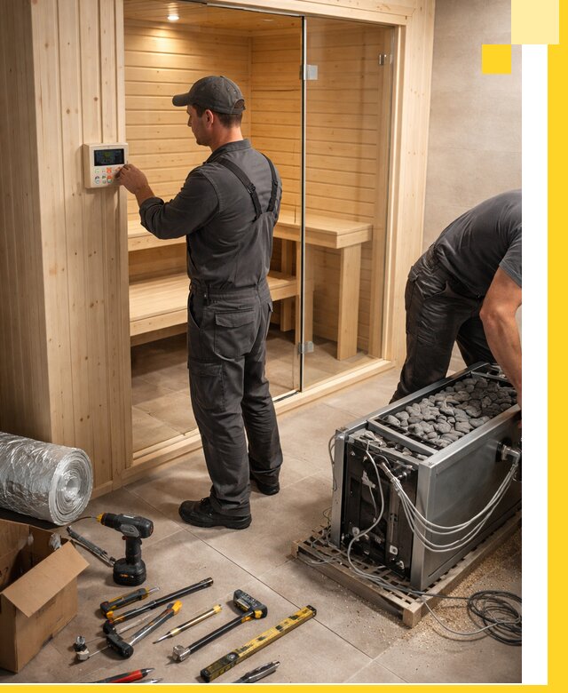 Поставка, установка и монтаж электрических саун в Ахтубинске