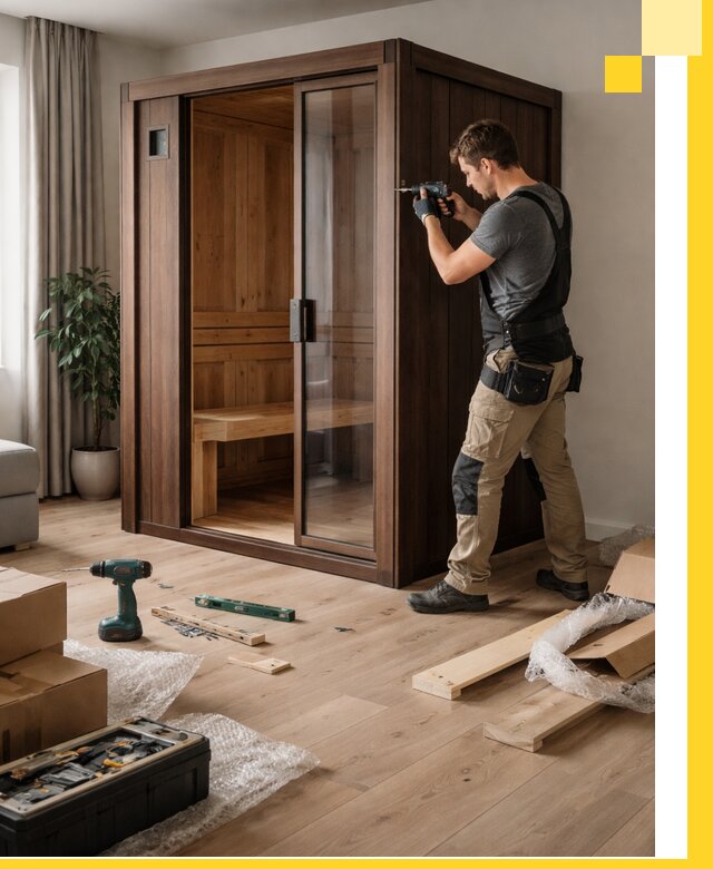 Установка и производство мини саун под ключ в Ахтубинске