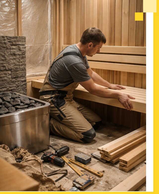 Сауны для дома под ключ с проектированием и монтажом в Ахтубинске