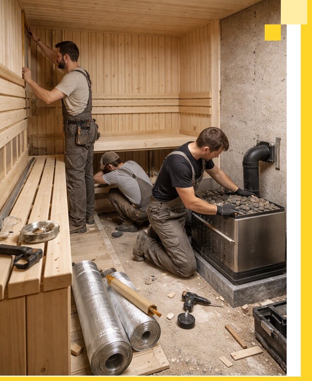 Индивидуальные сауны на заказ в Ахтубинске под ключ, проект и монтаж