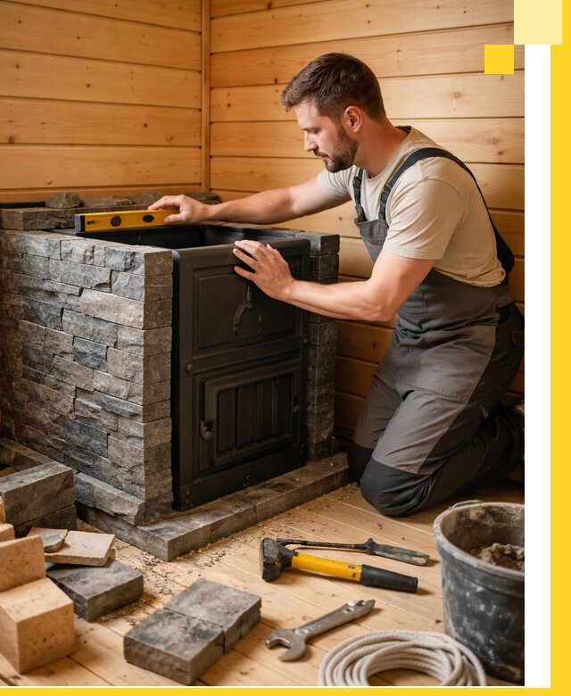 Производство и установка печей для саун под ключ в Ахтубинске