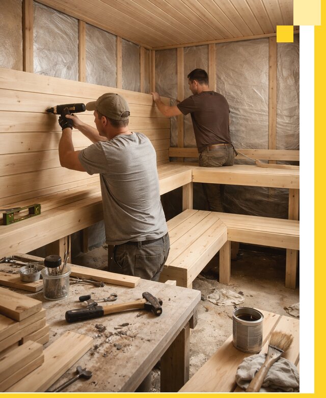 Профессиональная отделка бань и саун под ключ в Ахтубинске