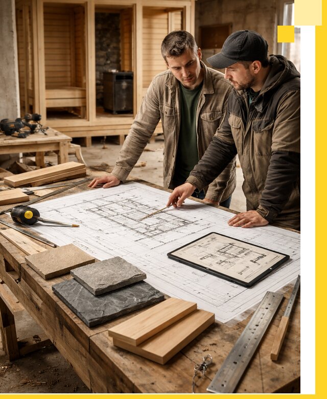 Проекты бань под ключ и планы строительства в Ахтубинске