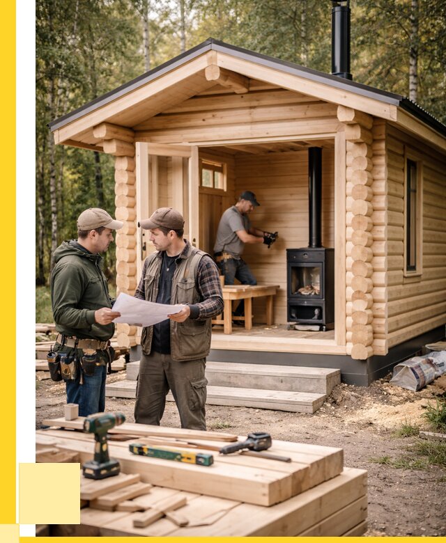 Монтаж бань под ключ в Ахтубинске — от 207100 р. | ЭриданХтб