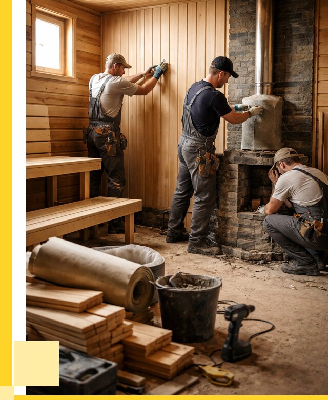 Ремонт бань под ключ в Ахтубинске от 46598 р. | ЭриданХтб