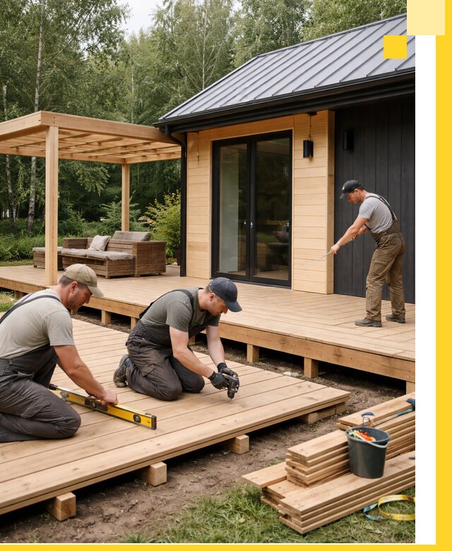 Строительство бань с террасой и бассейном под ключ в Ахтубинске