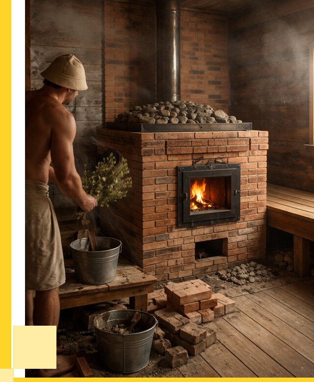 Кирпичные банные печи в Ахтубинске от 93195 р. | ЭриданХтб