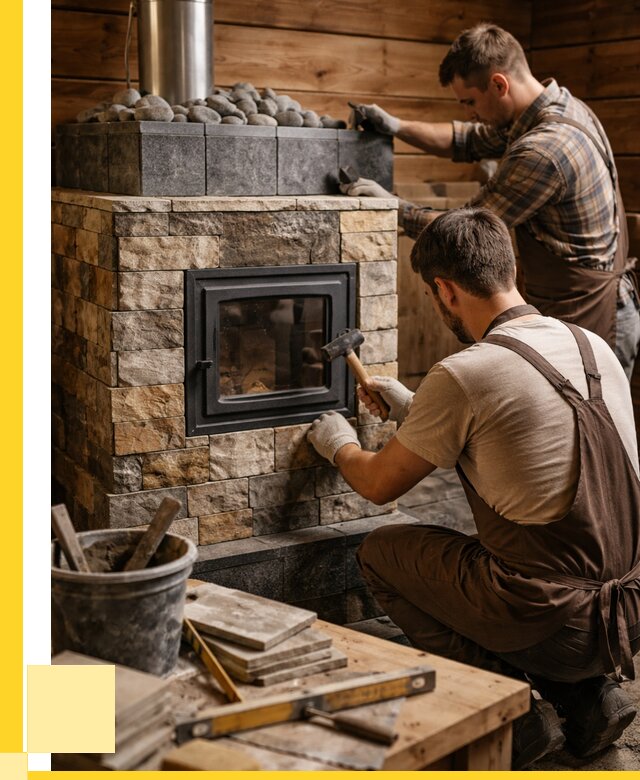 Облицовка банной печи в Ахтубинске от 15533 р. | ЭриданХтб