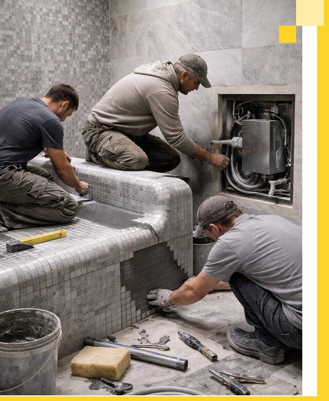 Проекты хамамов под ключ в Ахтубинске и дизайн и строительство