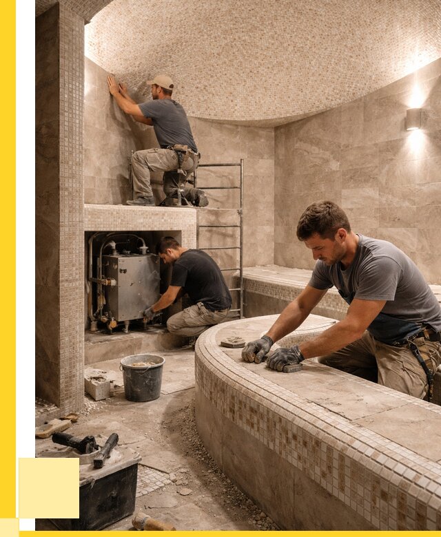 Монтаж хамамов под ключ в Ахтубинске от 258875 р. ЭриданХтб