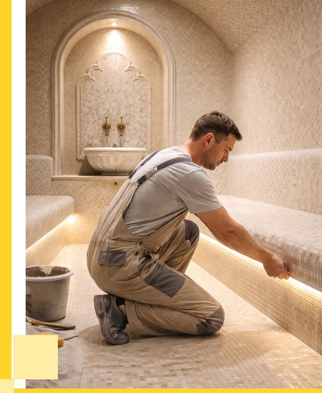 Отделка хамамов под ключ в Ахтубинске от 5695 р. | ЭриданХтб