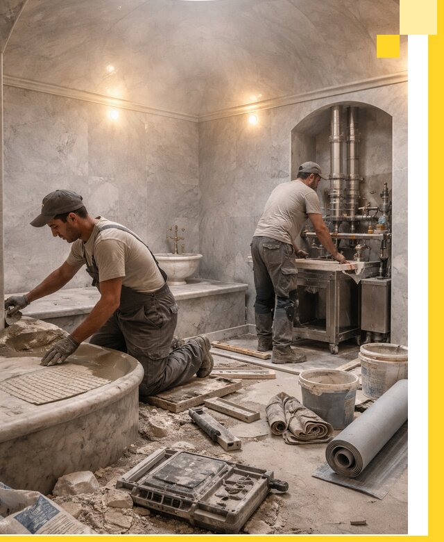 Строительство турецких бань хаммам под ключ в Ахтубинске