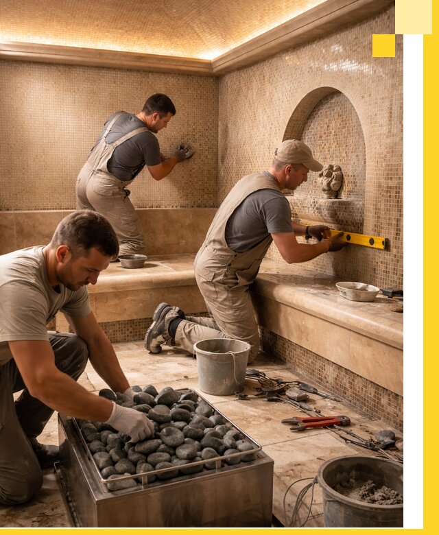 Проектирование и строительство хамама и сауны в Ахтубинске